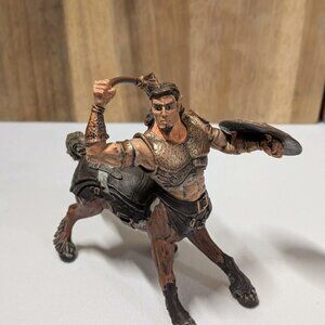 Safari Centaur Figure 2010 Horse Shield Club Armor 4" Tall
